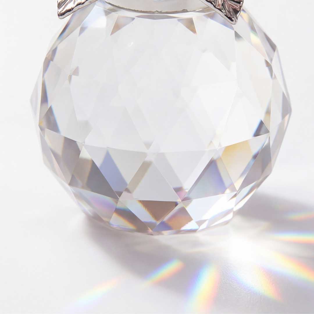 Crystal Rose Bouquet with Vase