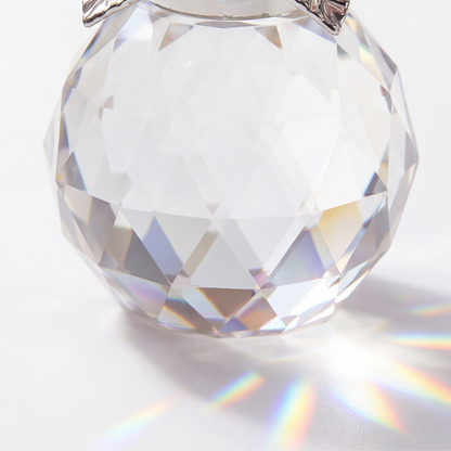 Crystal Rose Bouquet with Vase