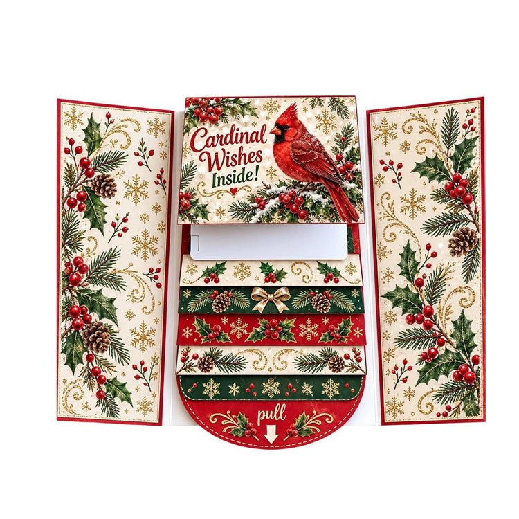 Christmas Waterfall Gift Card Booklet
