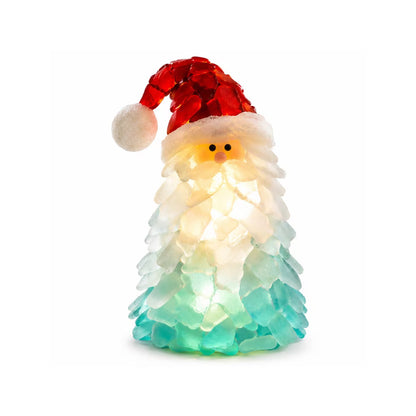 DIY Lighted Sea Glass Christmas Decor Kit – 7 Coastal Holiday Designs
