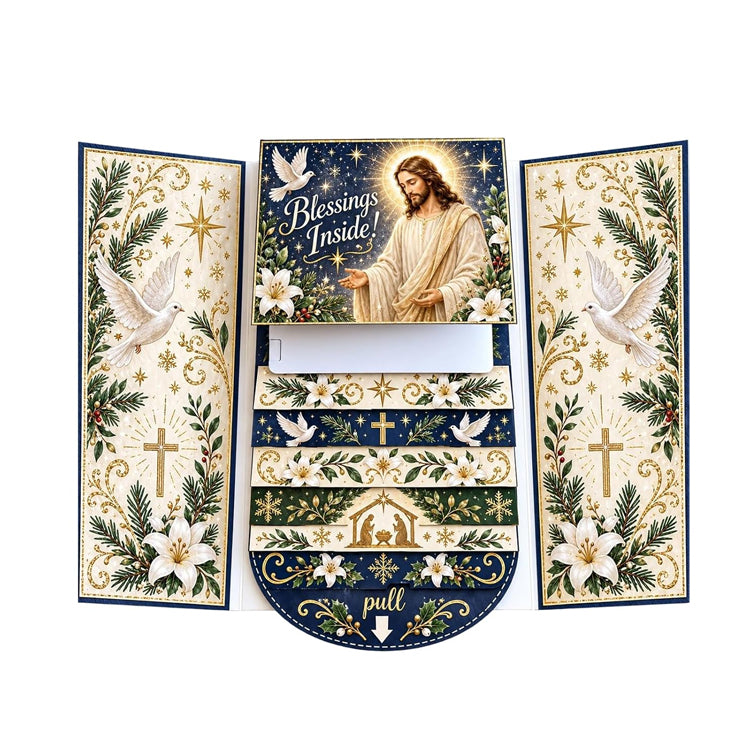 Christmas Waterfall Gift Card Booklet