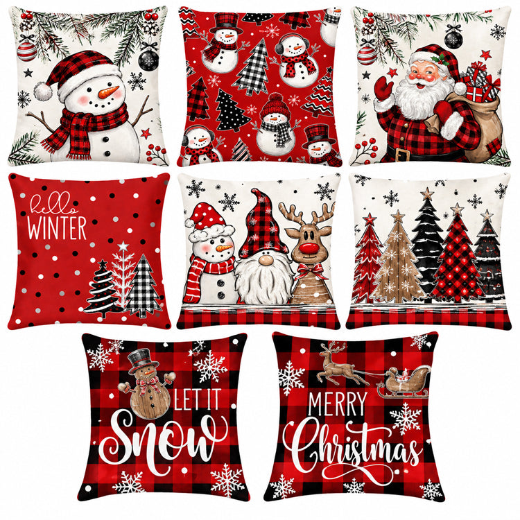 Christmas Throw Pillow Covers