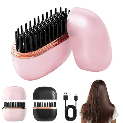 ✨ Portable Cordless 2-in-1 Hair Styling Comb
