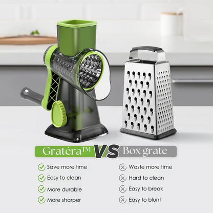 Rotary All in One Grater with Suction Base