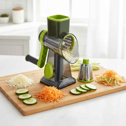 Rotary All in One Grater with Suction Base