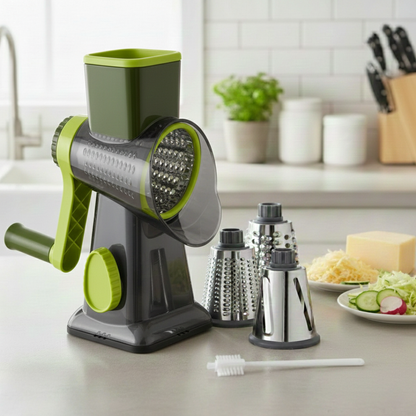 Rotary All in One Grater with Suction Base