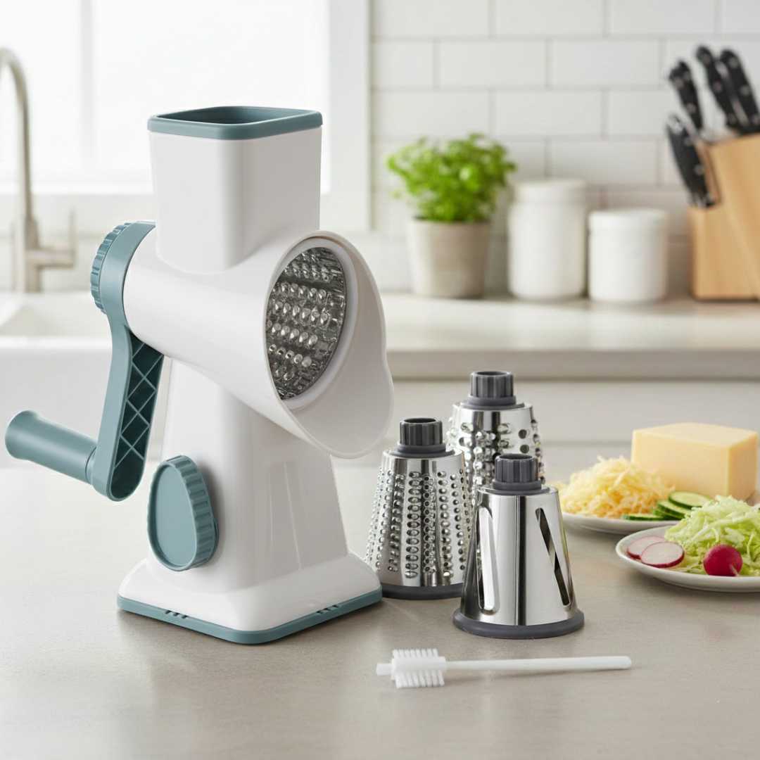 Rotary All in One Grater with Suction Base