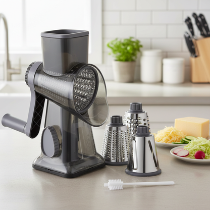 Rotary All in One Grater with Suction Base