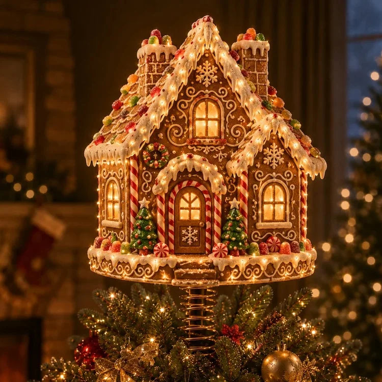 3D Lighted Christmas Tree Topper