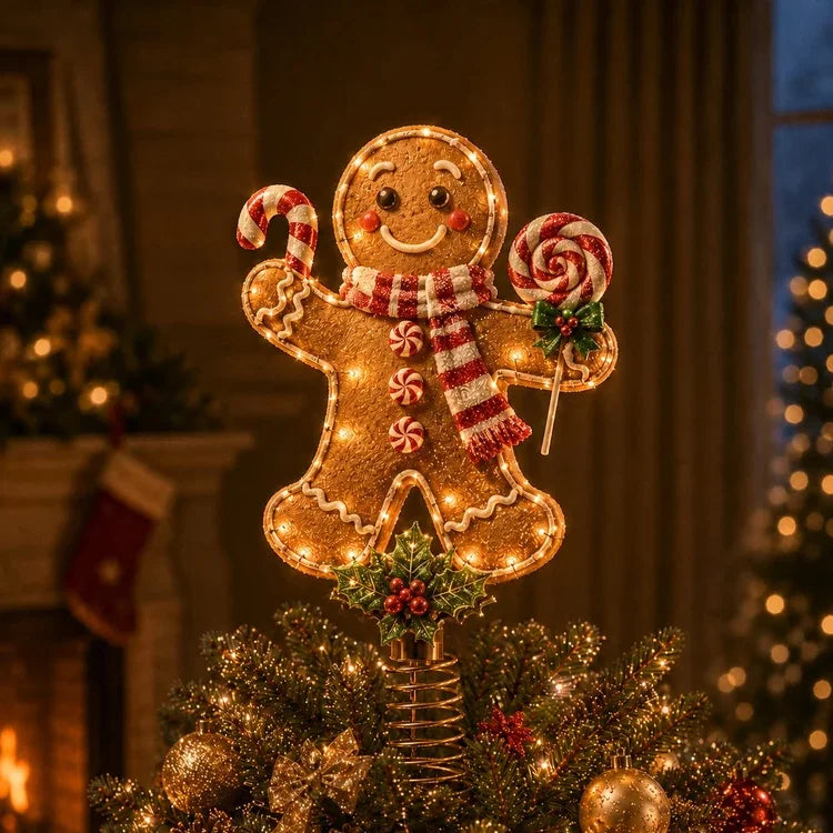 3D Lighted Christmas Tree Topper