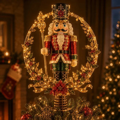 3D Lighted Christmas Tree Topper