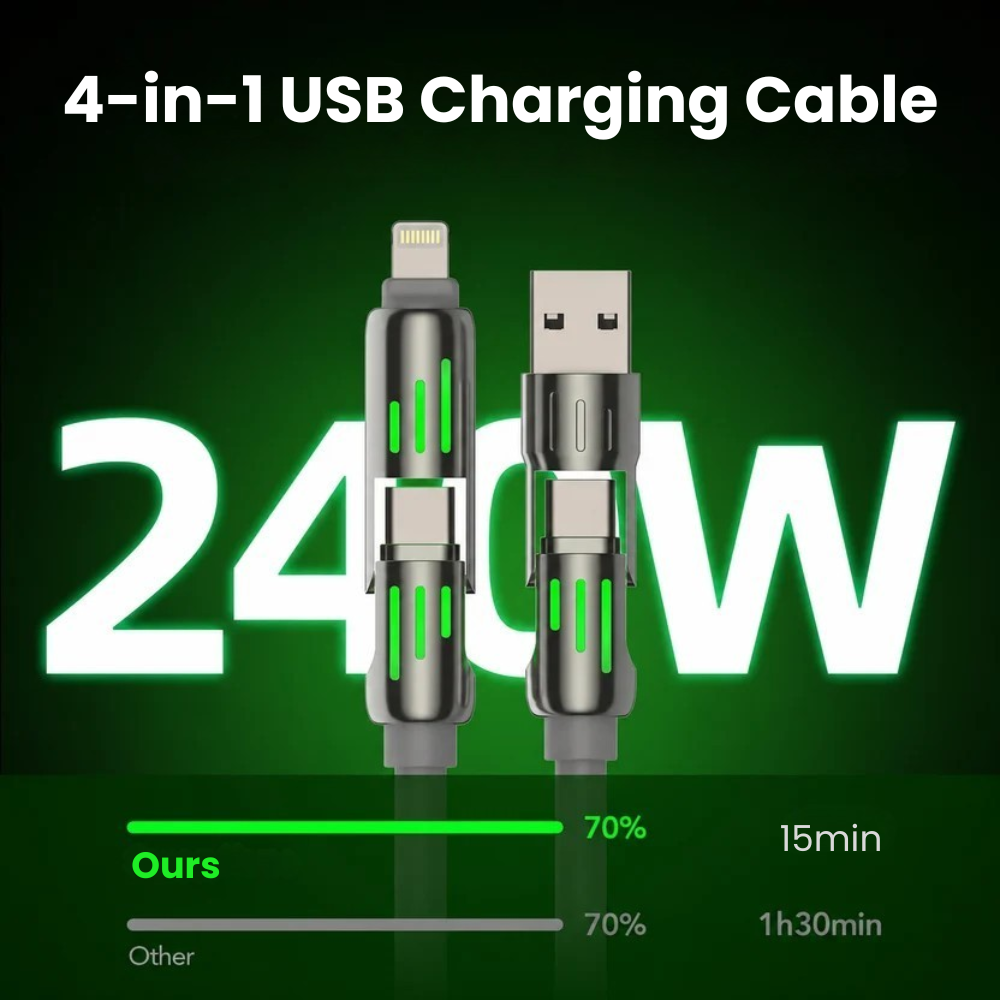 4-in-1 USB Charging Cable