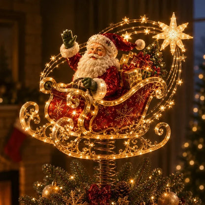 3D Lighted Christmas Tree Topper