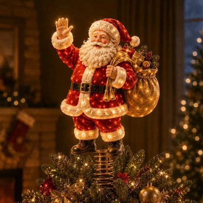 3D Lighted Christmas Tree Topper