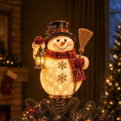 3D Lighted Christmas Tree Topper