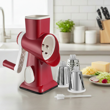Rotary All in One Grater with Suction Base
