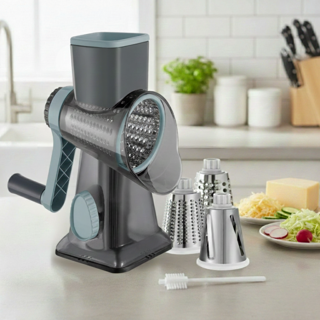 Rotary All in One Grater with Suction Base