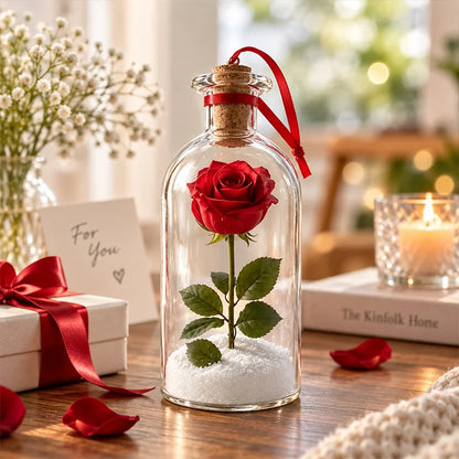 Recordable Christmas Tree Message Bottle – Personalized Voice Keepsake