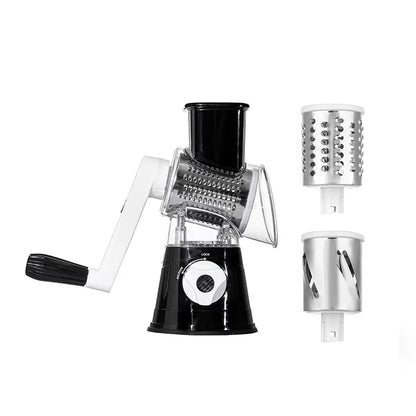 3-in-1 Rotary Vegetable Slicer – Prep Meals Up To 10X Faster