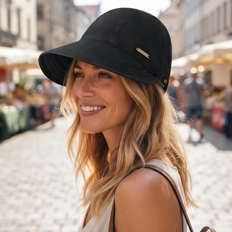 Women’s Extra-Wide Brim UPF 50+ Sun Visor Hat